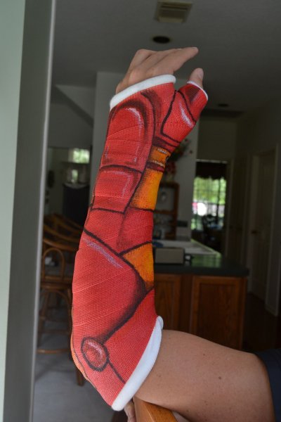 Чехол на гипс на ногу