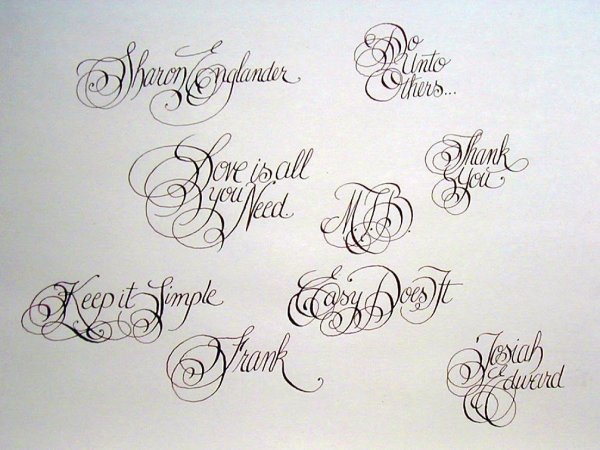 Каллиграфическая подпись