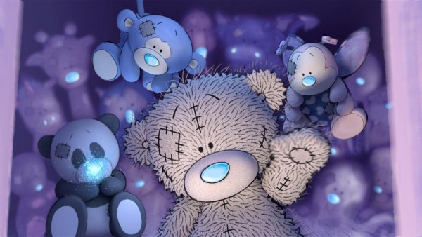 Мишки от художника Марины Федотовой.