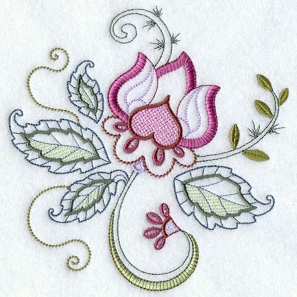 Трафареты для вышивки тамбурным швом