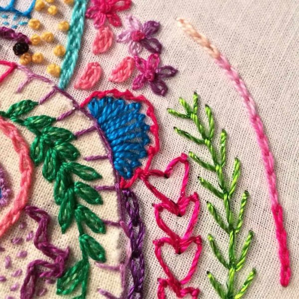 Украинская вышивка гладью