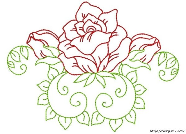 Рисунок для вышивки простой