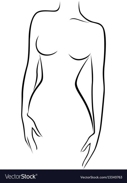 Фигура для рисования одежды