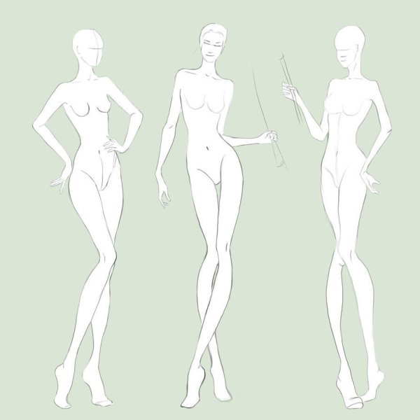 Женский силуэт