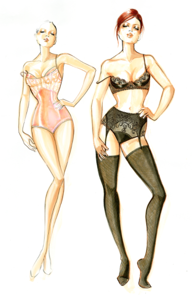 Модель девушки для рисования