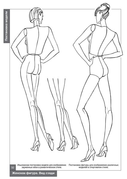 Красивый контур женского тела