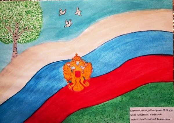 Рисунок на тему Конституция