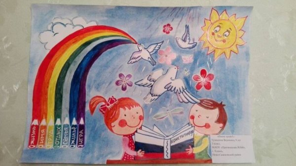 Конституция глазами детей рисунок на конкурс