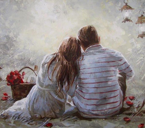 Влюбленные картины художников