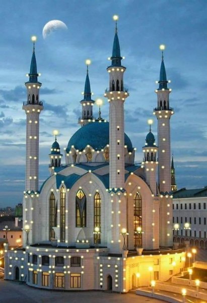 Рамадан мубарак с мечетью