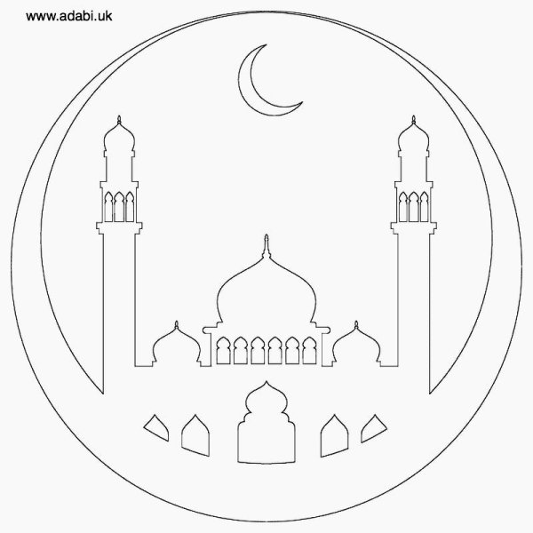 Мечеть сердце Чечни вектор