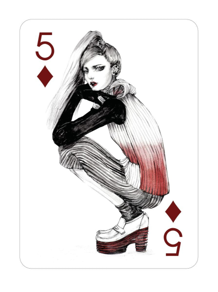 Карта Джокер для срисовки