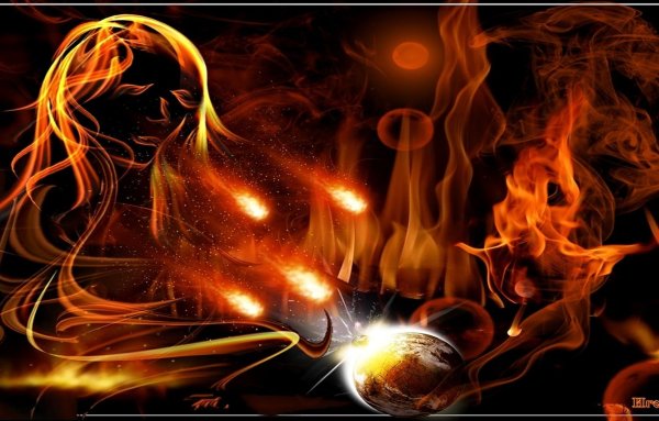 Красивые обои огонь