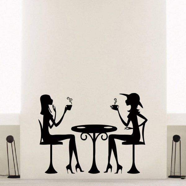 Трафареты на стену для кафе