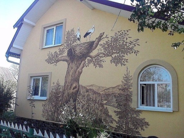 Роспись фасадов домов