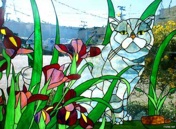 Витражи на стекле