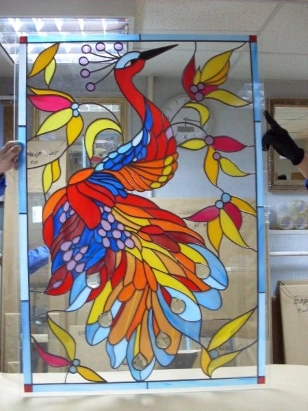 Рисунки на стекле