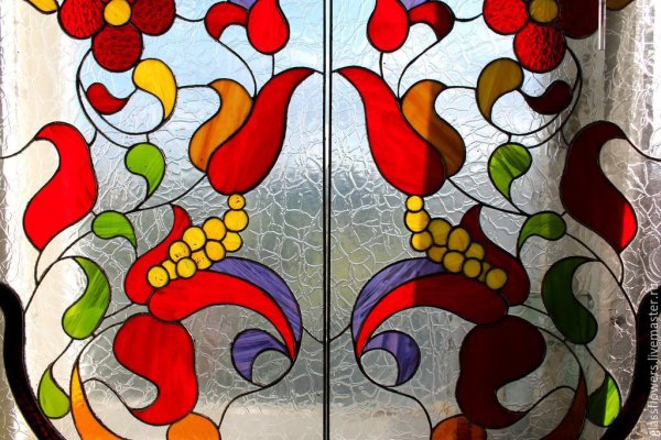 Витражный пейзаж