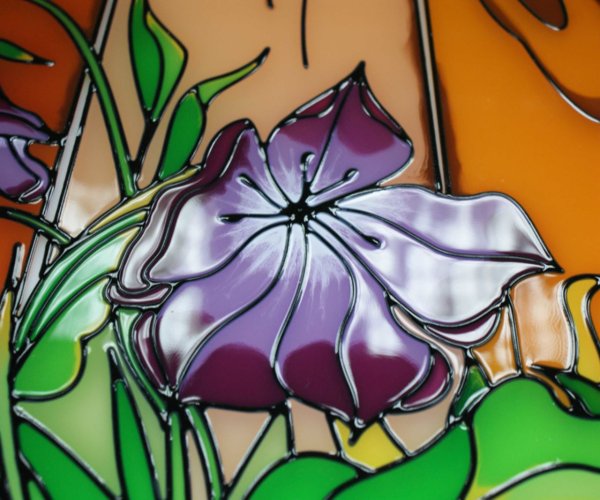 Витраж животные