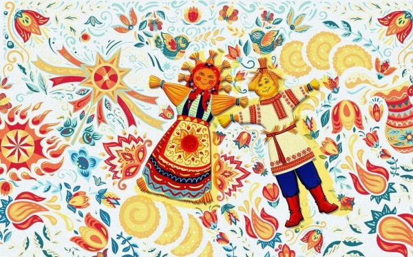 Масленица рисунок