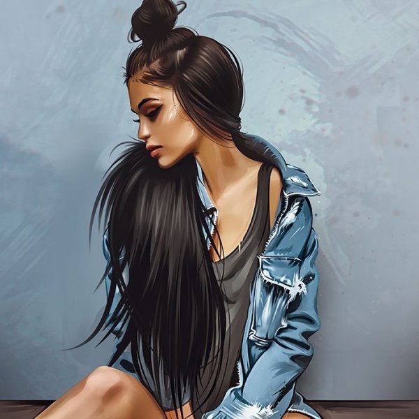 Блондинка со спины