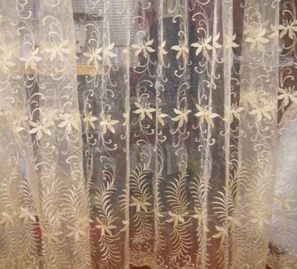 Органза с рисунком