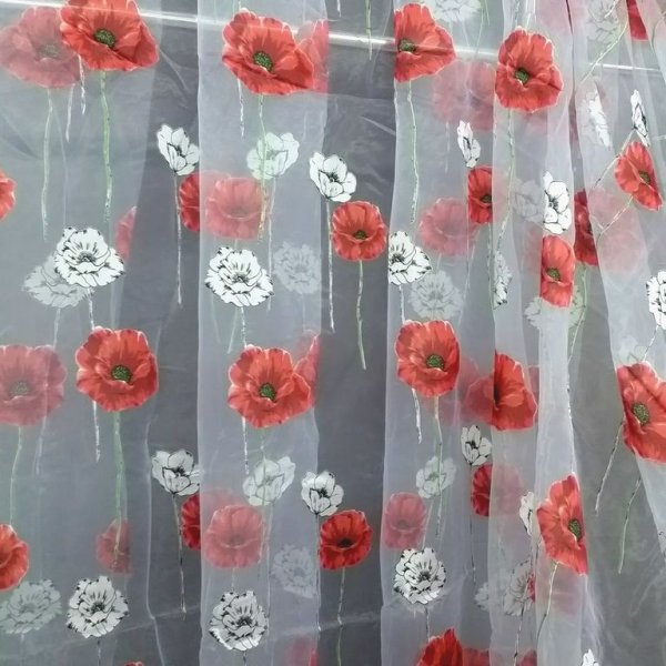 Прозрачная шелковая ткань