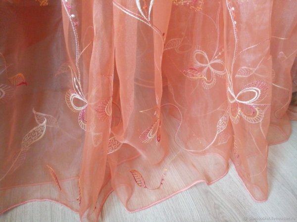 Ткань тюль органза Версаче