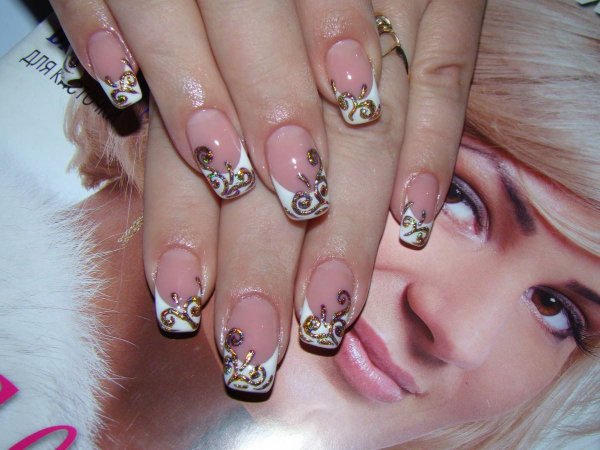 Оригинальный френч с рисунком