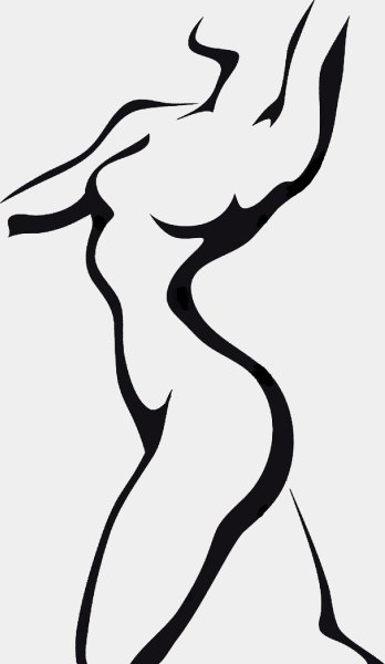 Женское тело рисунок