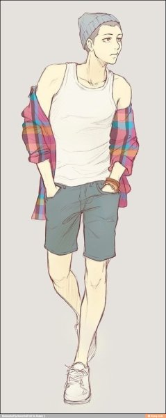 Фэшн иллюстрации мужской одежды