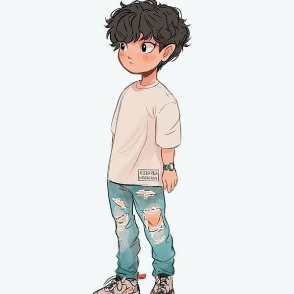 Раскраска мужчина в полный рост