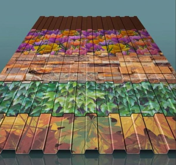 Аэрография на заборе из профнастила