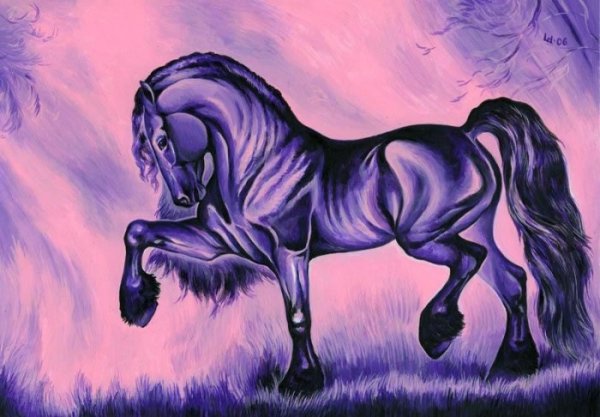 Красивая лошадь портрет