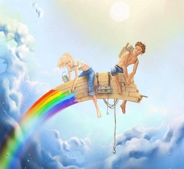 Иллюстрации счастье