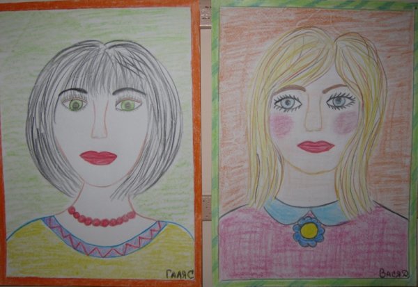 Рисунок на тему любимая мама