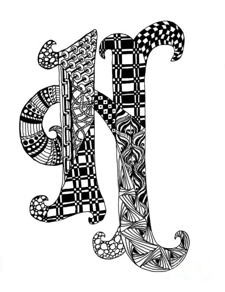 Стилизованные буквы