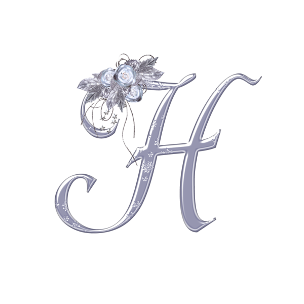 Красивая буква н с вензелями