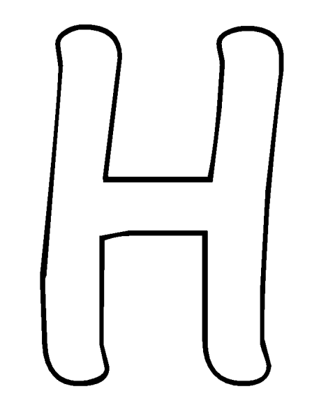 Буквы для раскрашивания