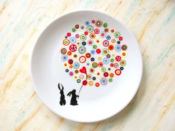 Роспись тарелок для детей