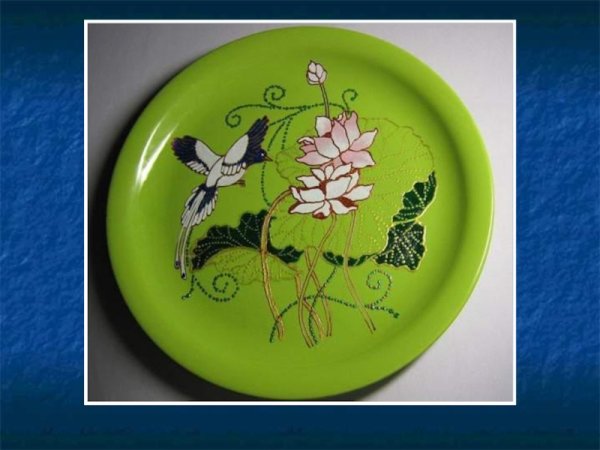 Красиво разрисовать тарелку