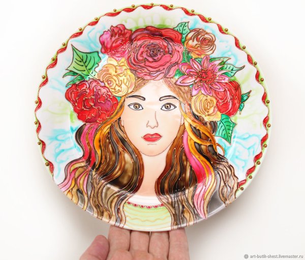 Тарелки ручная роспись