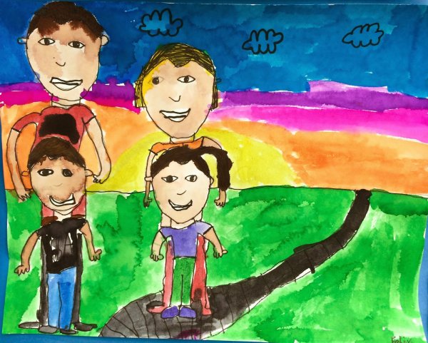 Рисунок моя семья