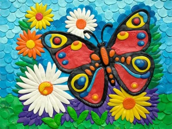 Пластилинография для детей