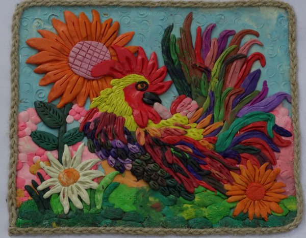 Наталья Синегина картины из пластилина