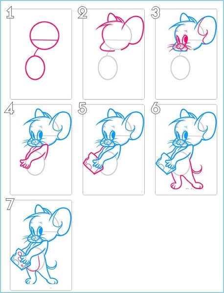 Рисунок карандашом пошагово