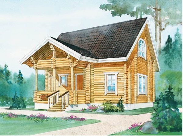 Эскизы деревянных домов