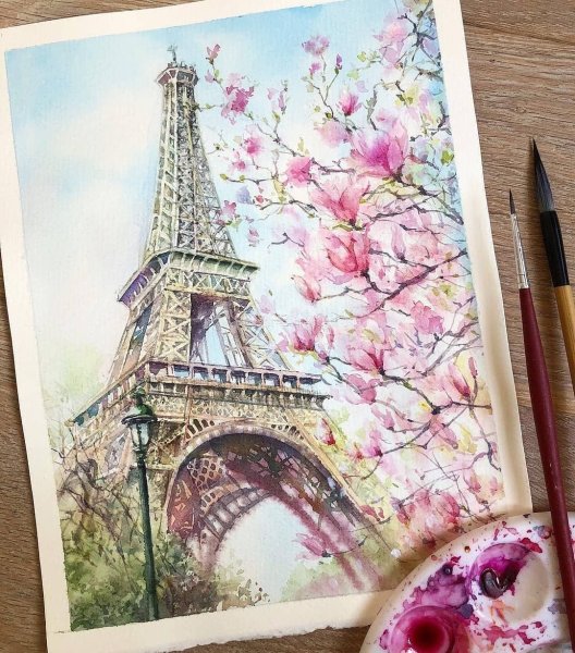 Леонид Афремов Эйфелева башня