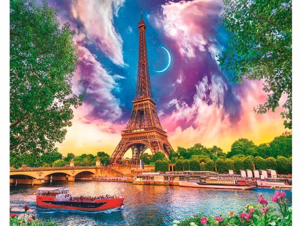 Акварель с Эйфелевой башней