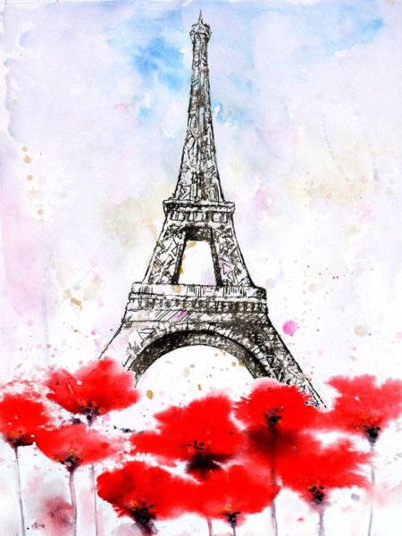 Фреска Париж